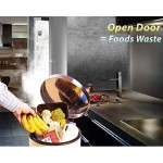 FRIDGGI - Freezer Door Alarm When Left Open, Fridge Door Alert with Delay, 60sec, 120sec, 180sec Reminders (White)